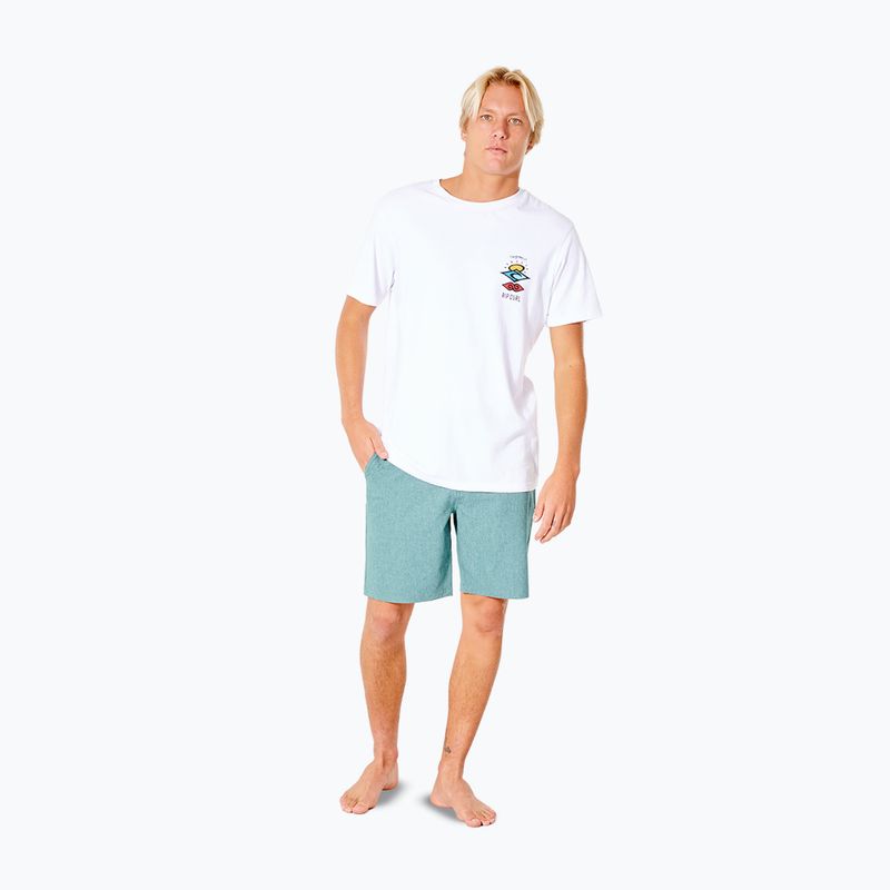 Pantaloncini Rip Curl Boardwalk Oceanside da uomo verde tenue 2