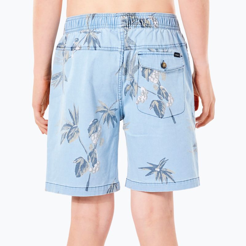 Rip Curl Orb Volley pantaloncini da bagno per bambini blu chiaro 3