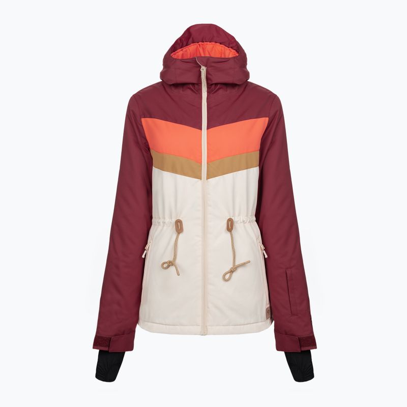 Giacca da snowboard donna Rip Curl Rider Betty rosso scuro