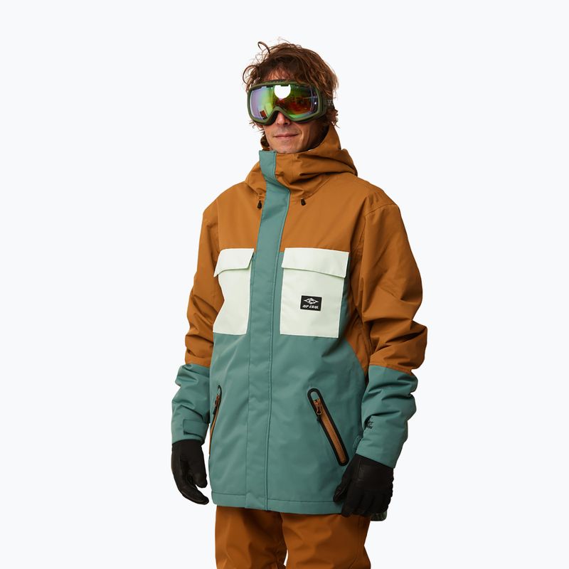 Giacca da snowboard Rip Curl Pinnacle gold da uomo 2
