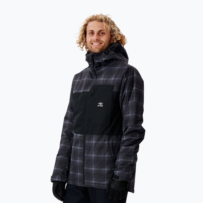 Giacca da snowboard da uomo Rip Curl Notch Up nero 2