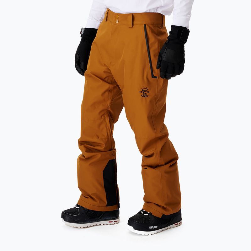 Pantaloni da snowboard da uomo Rip Curl Rocker oro 2