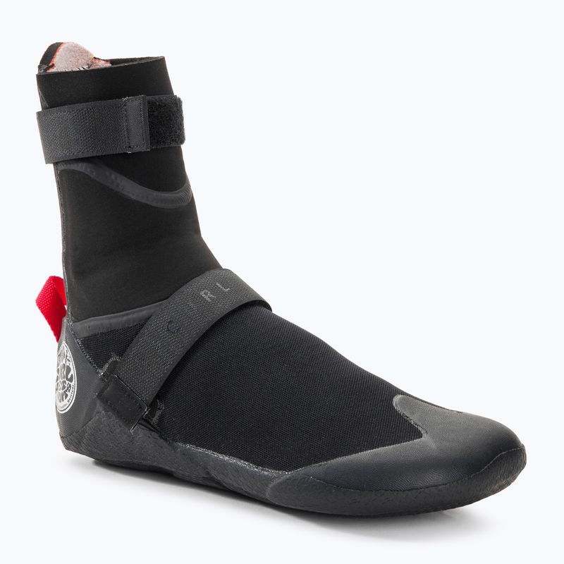 Stivale Rip Curl Flashbomb 5mm Round Toe da uomo in neoprene nero