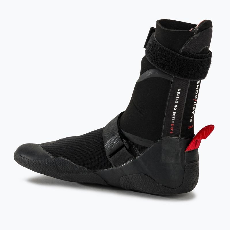 Rip Curl Flashbomb H S/TOE 3 mm stivali in neoprene nero 4