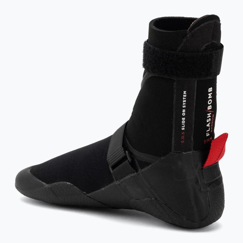 Scarpe in neoprene da uomo Rip Curl Flashbomb 5 mm Narrow H S/Toe black 3