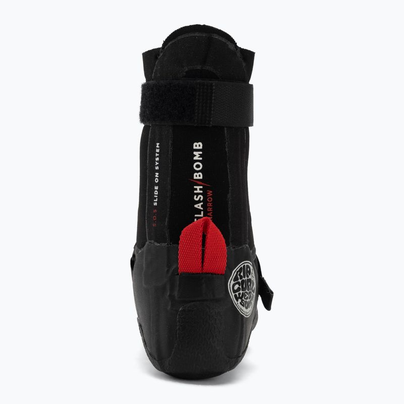 Scarpe in neoprene da uomo Rip Curl Flashbomb 5 mm Narrow H S/Toe black 6