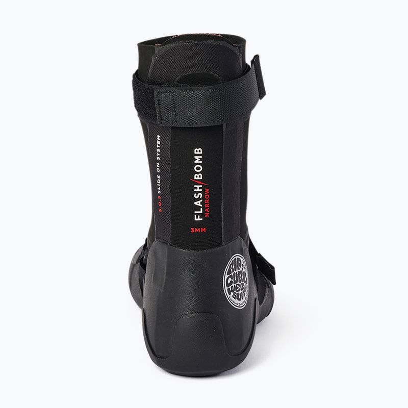Scarpe in neoprene da uomo Rip Curl Flashbomb 5 mm Narrow H S/Toe black 3