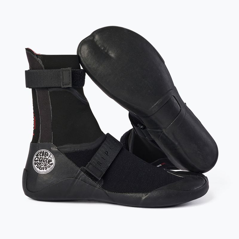 Scarpe in neoprene da uomo Rip Curl Flashbomb 5 mm Narrow H S/Toe black 4