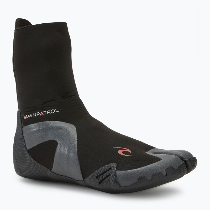 Rip Curl Dawn Patrol 3 mm Split Toe stivale in neoprene nero