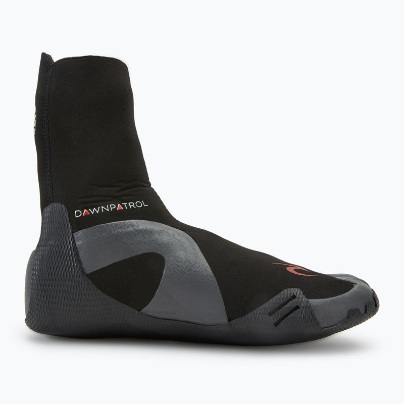 Rip Curl Dawn Patrol 3 mm Split Toe stivale in neoprene nero 2