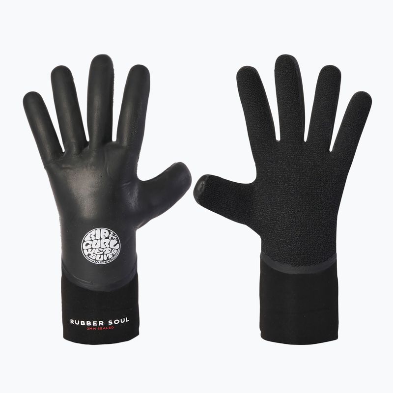 Guanti Rip Curl Rubber Soul 3 mm nero