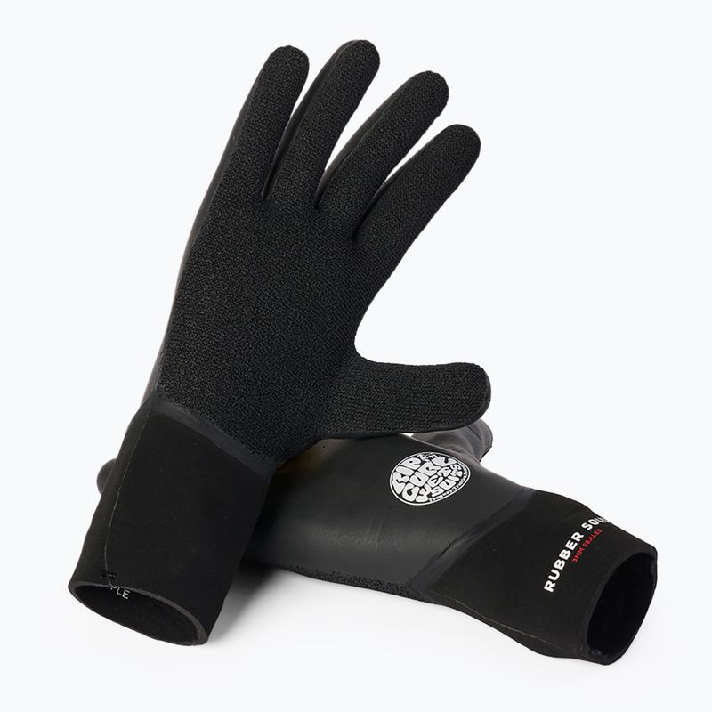 Guanti Rip Curl Rubber Soul 3 mm nero 6