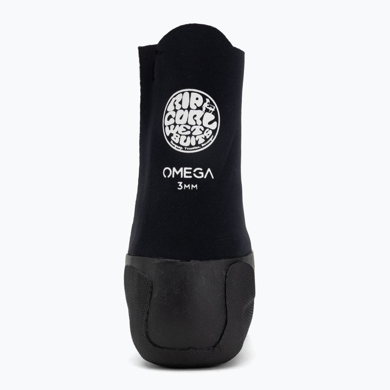 Rip Curl Omega 3mm punta tonda con zip stivale in neoprene nero 6