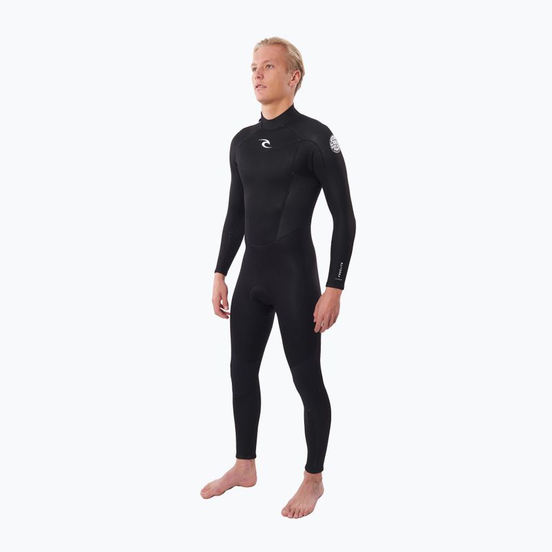 Muta Rip Curl Freelite 5/3 mm GB BZ Steamer nera da uomo 3