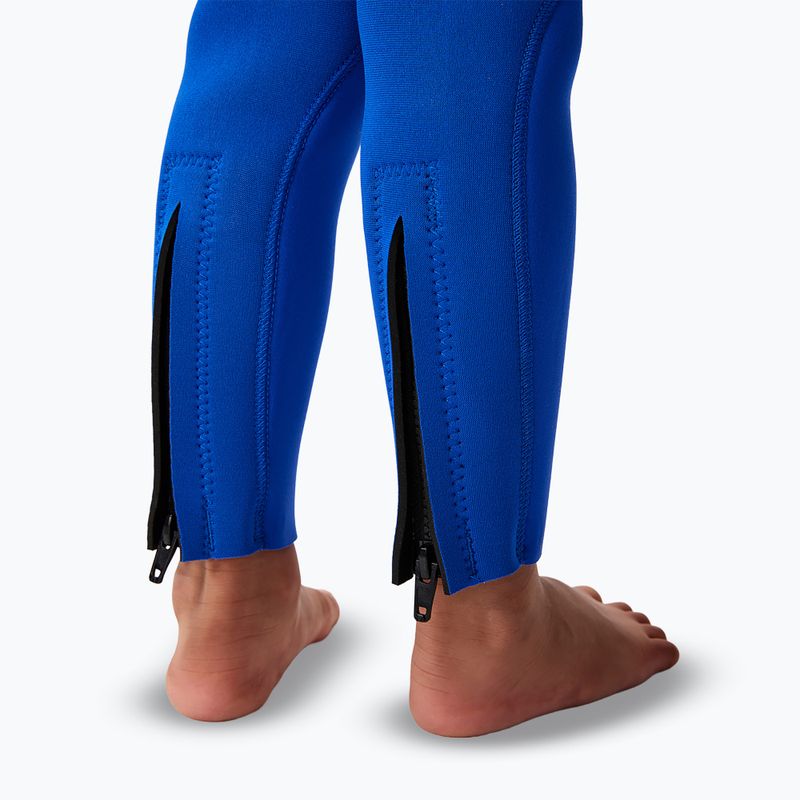 Rip Curl Groms Omega 4/3mm Back Zip blu schiuma da nuoto per bambini 6