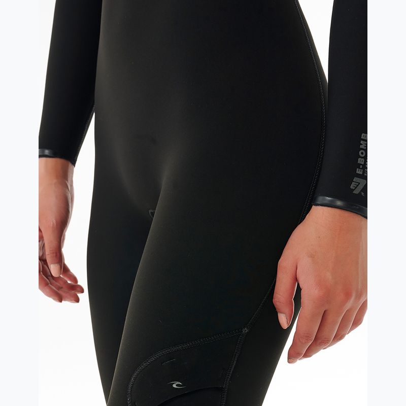 Rip Curl Ebomb 3/2 mm Zip Free donna nero 6