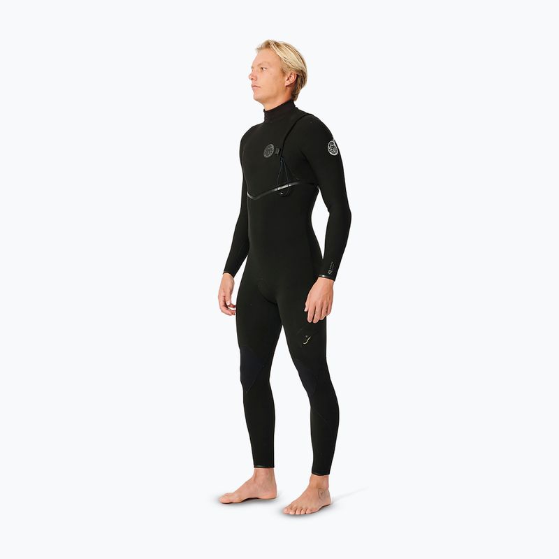 Uomo Rip Curl E-Bomb 3/2 mm Zip Free Sub nero Swim Foam 3