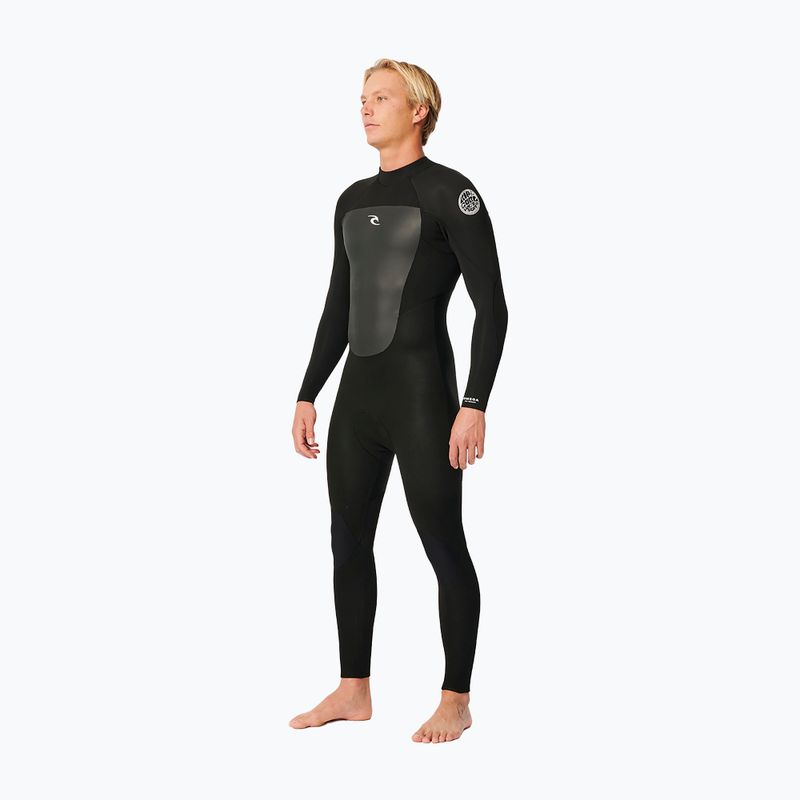 Muta Rip Curl Omega 4/3 mm GB BZ Steamer nera da uomo 2
