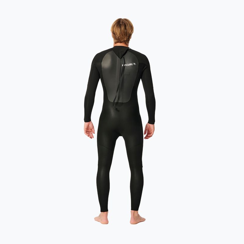 Muta Rip Curl Omega 4/3 mm GB BZ Steamer nera da uomo 3