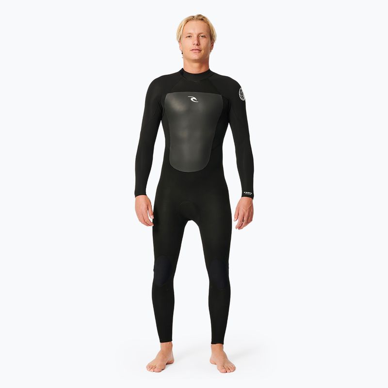 Uomo Rip Curl Omega 3/2 mm Gb Bz Steamer nero schiuma da nuoto