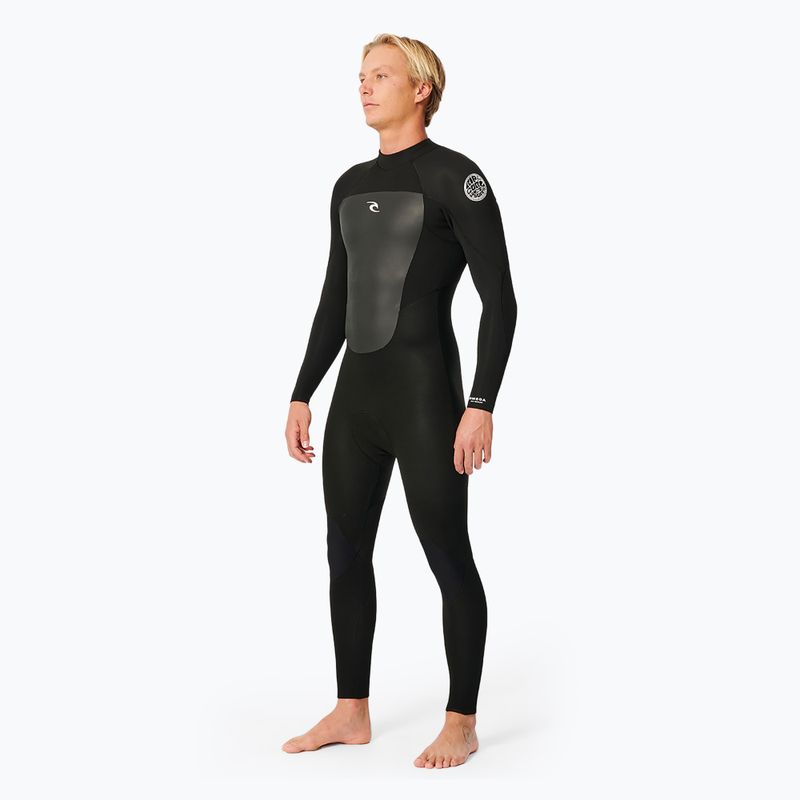 Uomo Rip Curl Omega 3/2 mm Gb Bz Steamer nero schiuma da nuoto 2