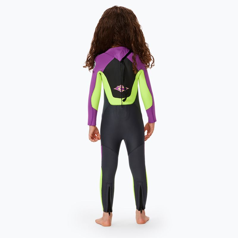 Muta da bambino Rip Curl Groms Omega 3/2 Back Zip viola 2