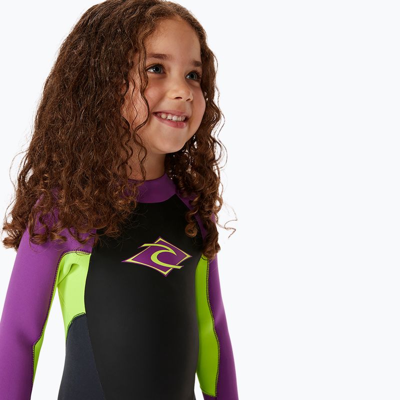 Muta da bambino Rip Curl Groms Omega 3/2 Back Zip viola 3