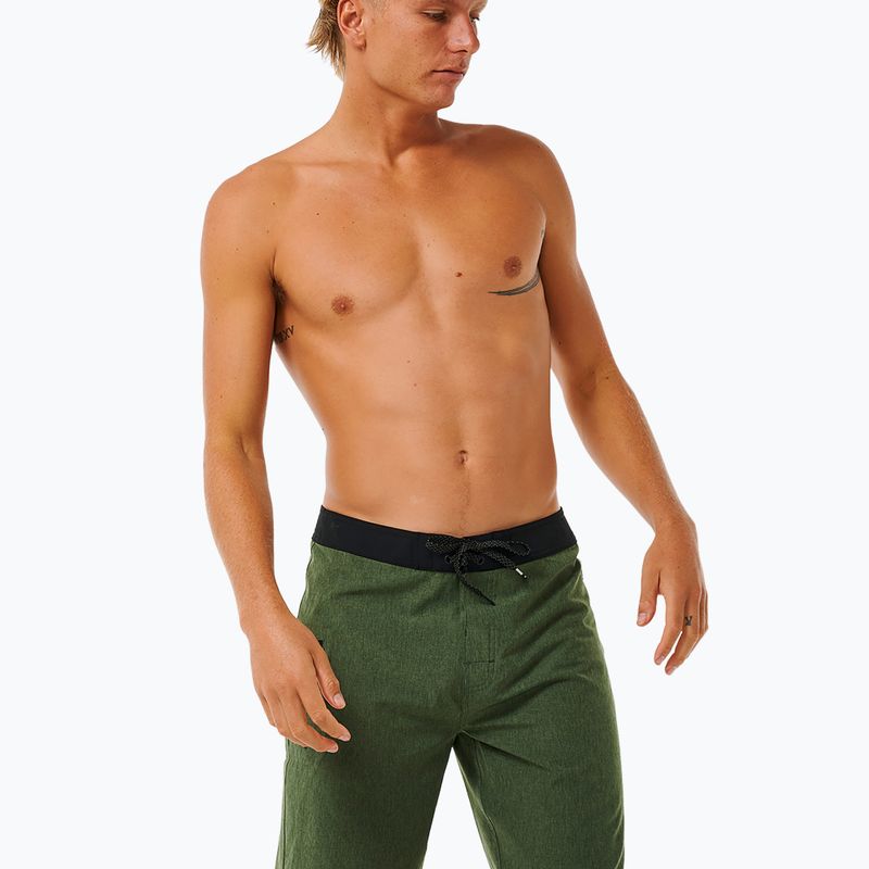 Pantaloncini da bagno Rip Curl Mirage Core dark olive da uomo 5