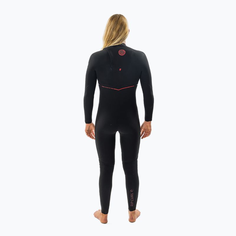 Muta da nuoto donna Rip Curl Flashbomb Fusion 5/3mm Zip Free black 2