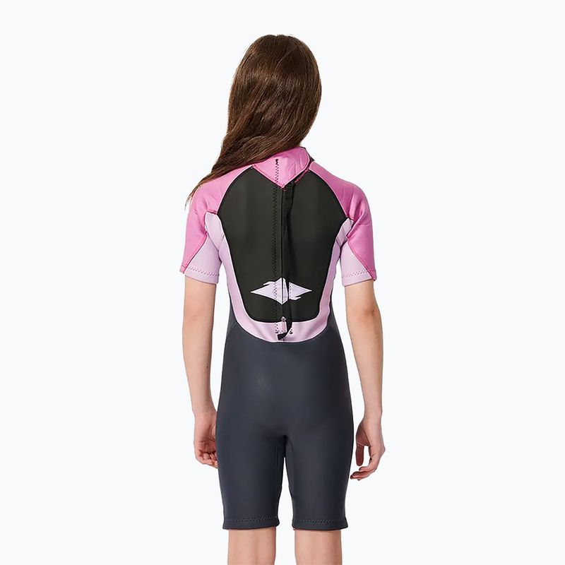 Schiuma Rip Curl per bambini Omega Back Zip Spring 2 mm viola 3