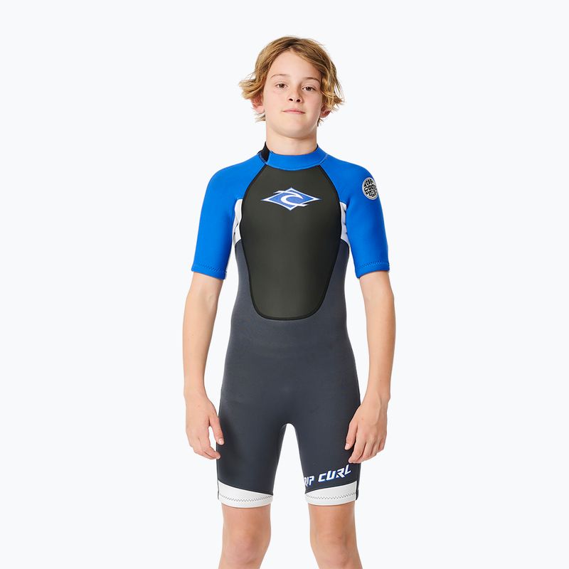 Schiuma Rip Curl per bambini Omega Back Zip Spring 2 mm blu 8