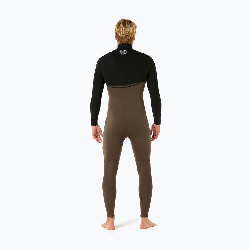 Muta da uomo Rip Curl E Bomb 4/3 mm Zip Free deep rock 2