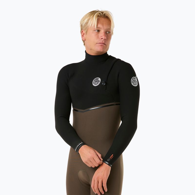 Muta da uomo Rip Curl E Bomb 4/3 mm Zip Free deep rock 4