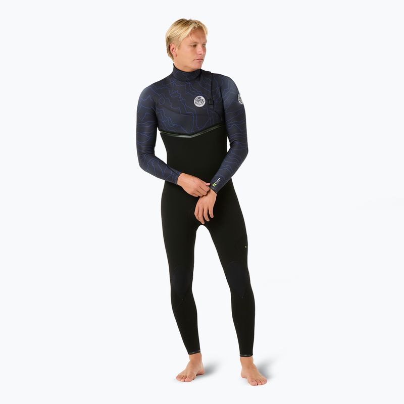 Muta Rip Curl E Bomb 4/3 mm Zip Free wild berry da uomo 3