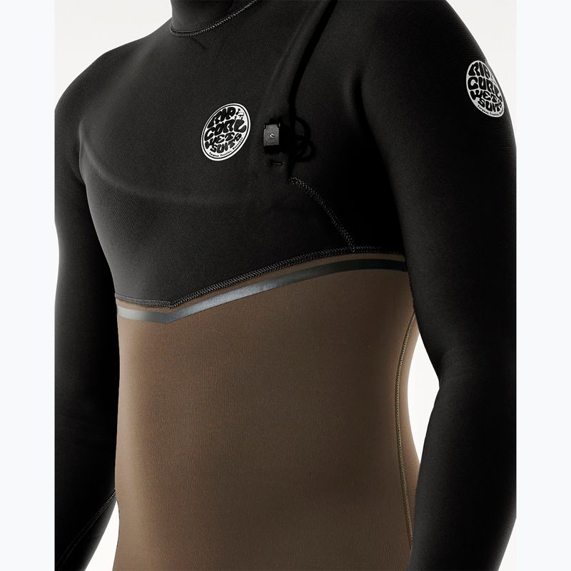 Uomo Rip Curl E-Bomb 3/2 mm Zip Free sub deep rock swim foam 5