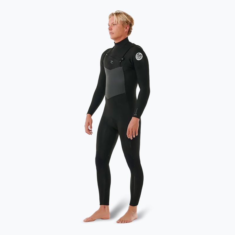 Rip Curl Dawn Patrol 5/3mm Chest Zip muta da nuoto da uomo, navy scuro 3