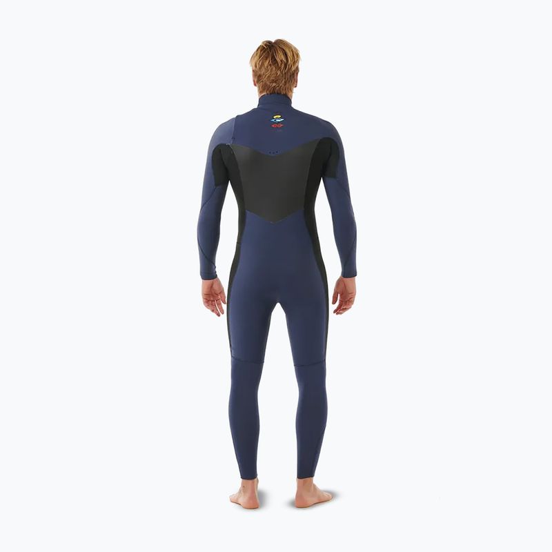 Rip Curl Dawn Patrol 5/3mm Chest Zip muta da nuoto da uomo, navy scuro 2