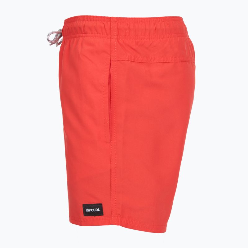 Costume da bagno corto da uomo Rip Curl Offset Volley washed red 3