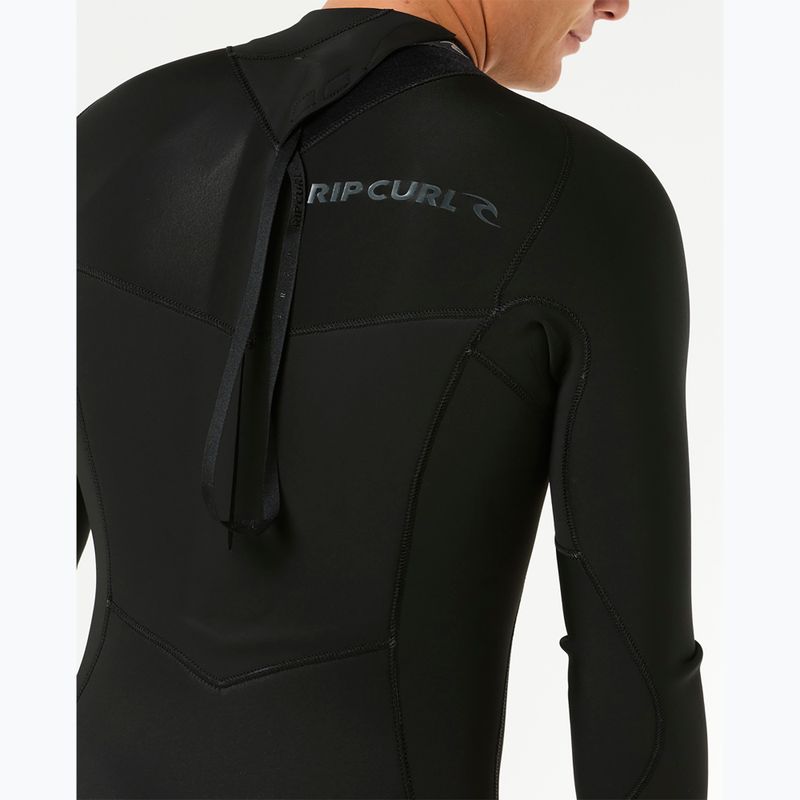 Muta da uomo per il nuoto Rip Curl Dawn Patrol 4/3mm Back Zip black 6
