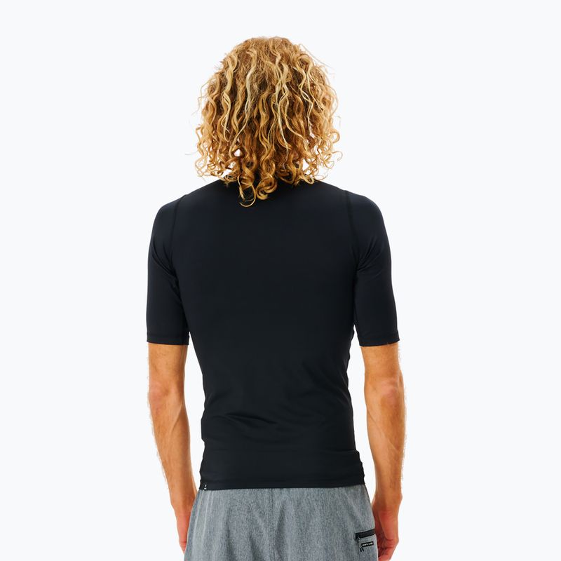 Camicia da bagno Rip Curl Corps da uomo, nero 2