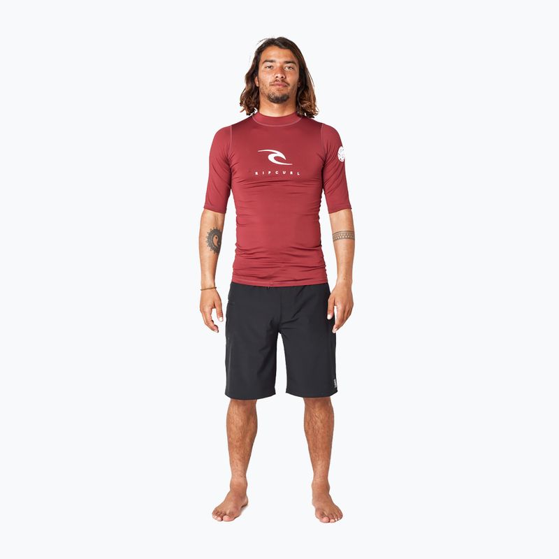 Camicia da bagno Rip Curl Corps da uomo marrone 4