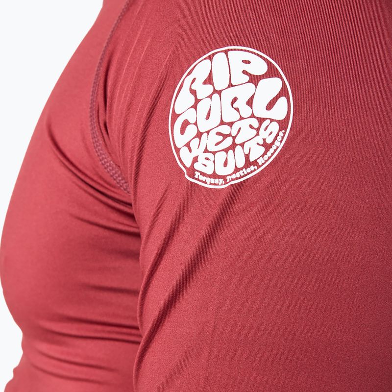 Camicia da bagno Rip Curl Corps da uomo marrone 5