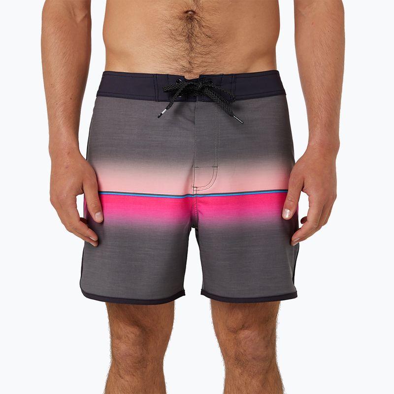 Pantaloncini da bagno Rip Curl Mirage Retro Mama Fizz da uomo, nero 4
