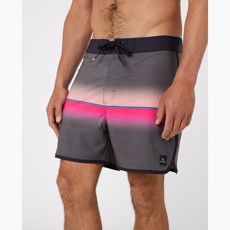 Pantaloncini da bagno Rip Curl Mirage Retro Mama Fizz da uomo, nero 5