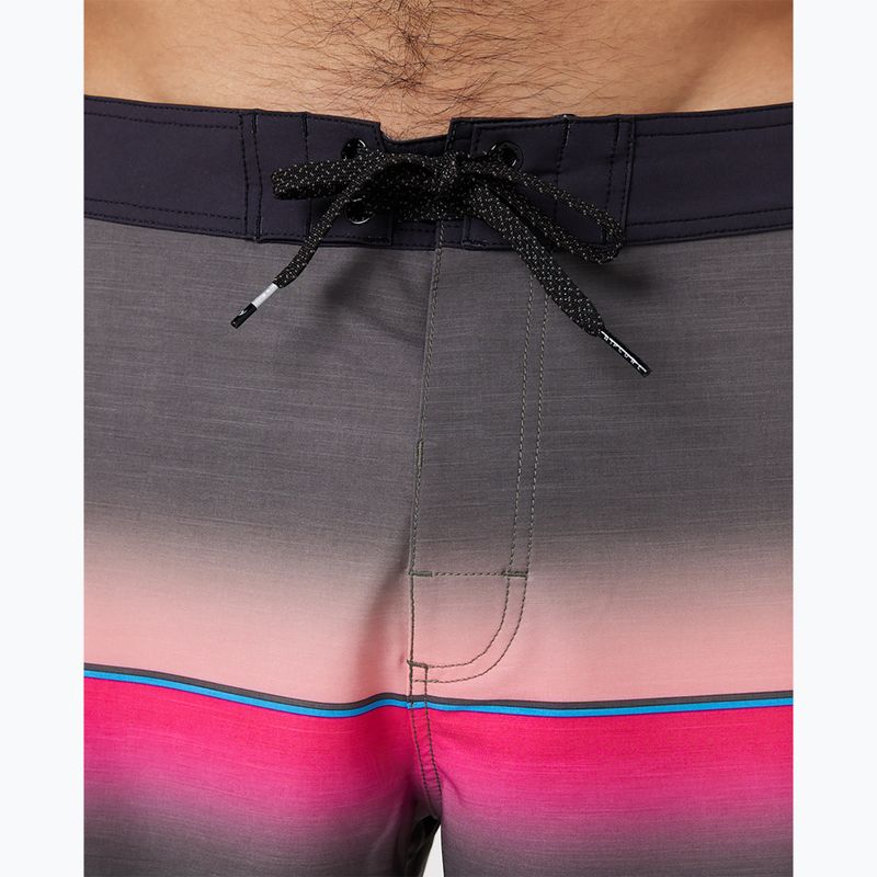 Pantaloncini da bagno Rip Curl Mirage Retro Mama Fizz da uomo, nero 6