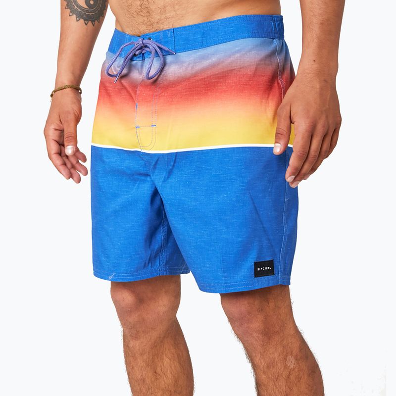 Pantaloncini da bagno Rip Curl Allover Semi Elastic retro blu da uomo 2