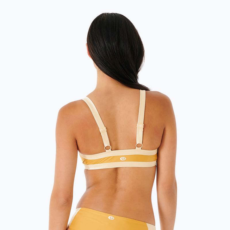 Rip Curl Mirage Colour Block Tri gold - top del costume da bagno 5