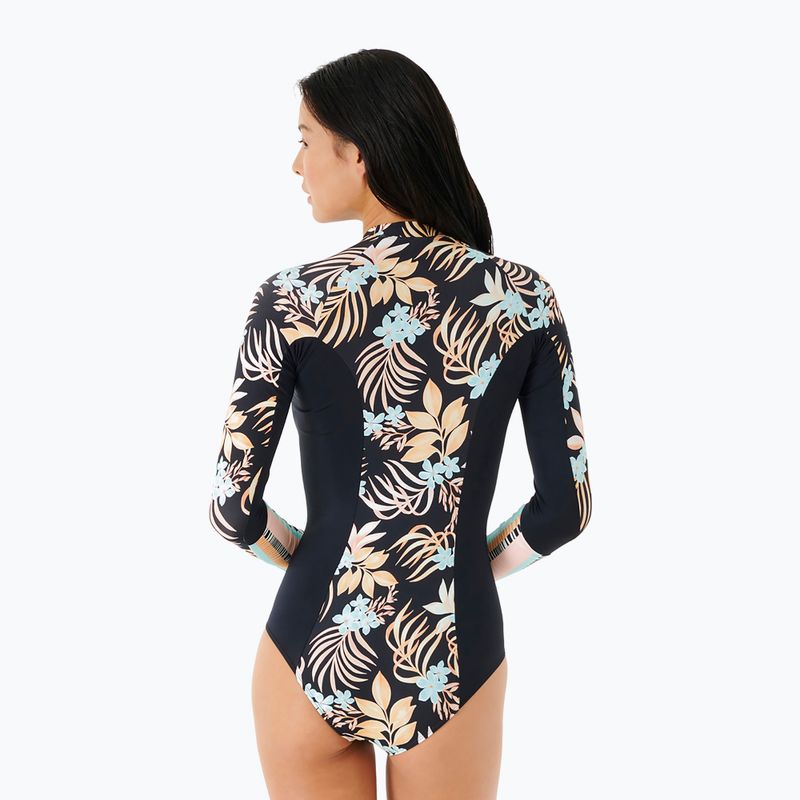 Costume intero da donna Rip Curl Sun Dance UPF Surf Suit nero 3