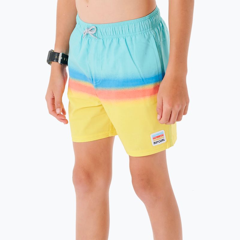 Pantaloncini da bagno Rip Curl Surf Revival Volley per bambini aqua 5