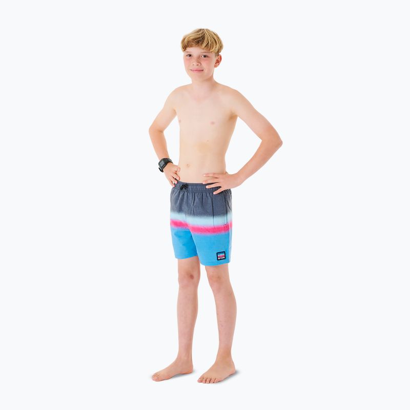 Pantaloncini da bagno Rip Curl Surf Revival Volley per bambini, nero 2